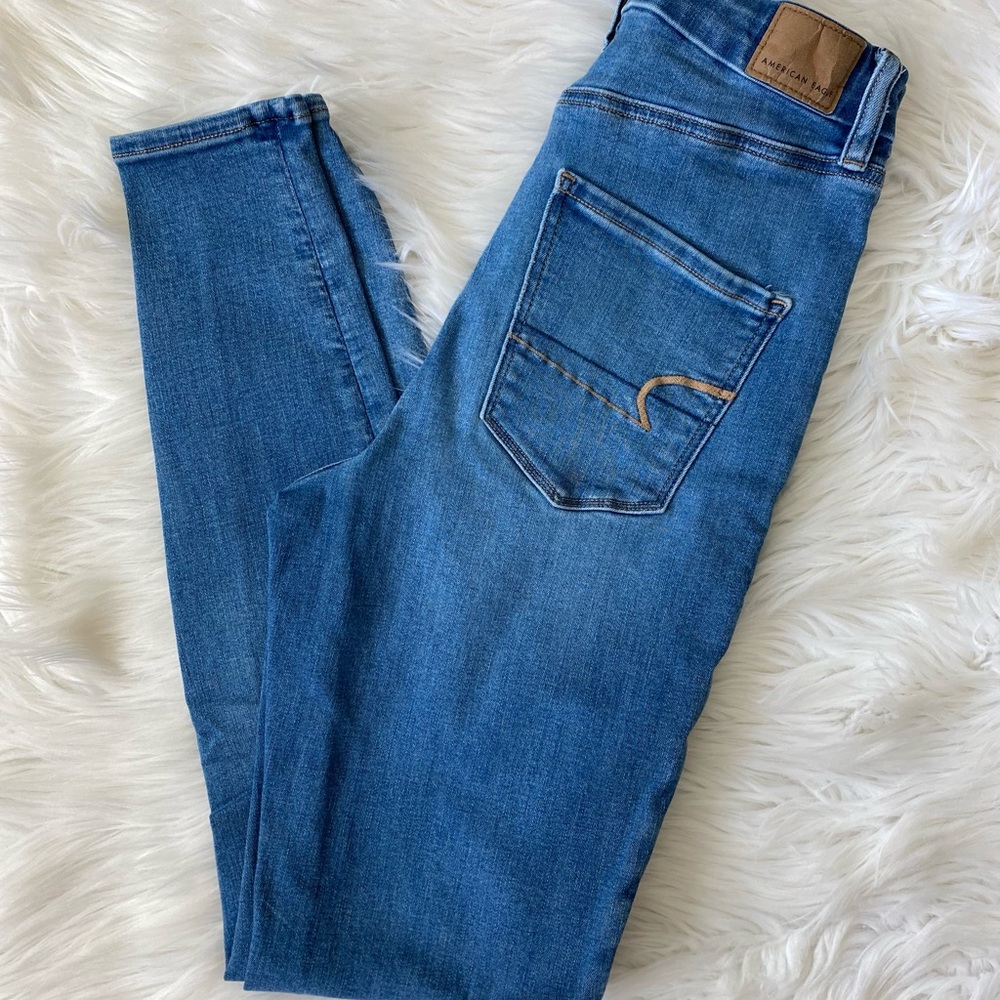 American Eagle Curt Highest Rise Jeggings Jeans Size 4